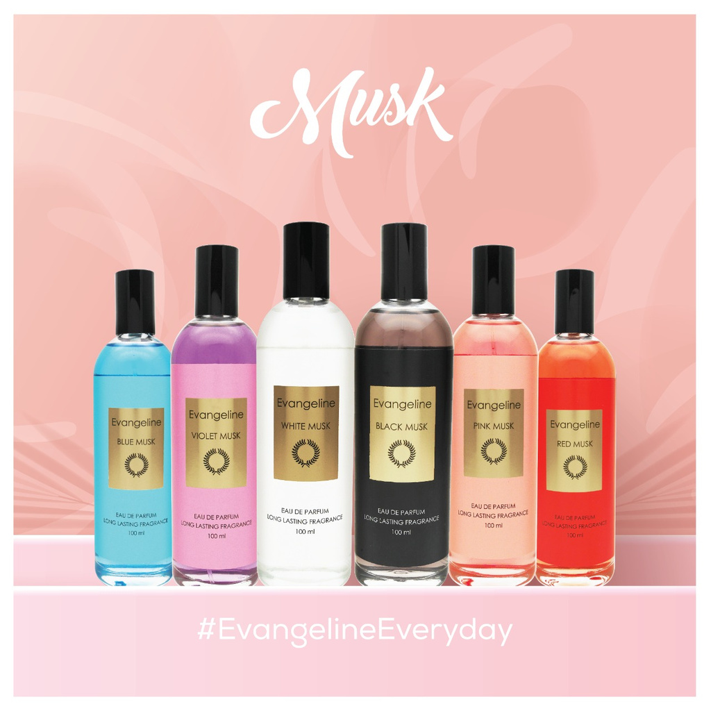 Evangeline Eau De Parfum Musk 100ml - Black