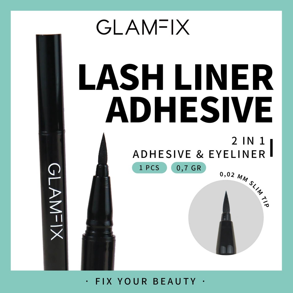 Glam Fix Adhesive Lash Liner (Eyeliner + Lem Bulu Mata)