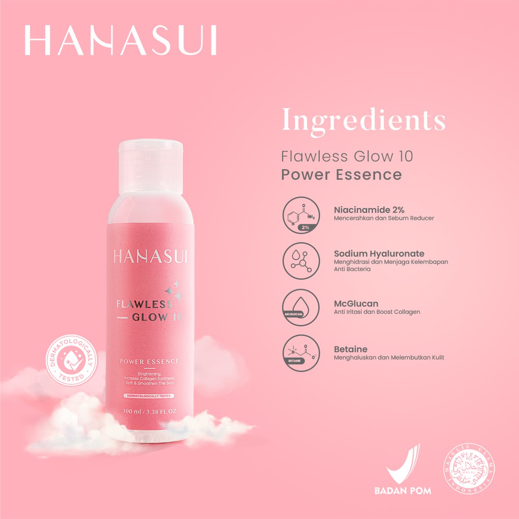 HANASUI Flawless Glow 10 Power Essence 100ml