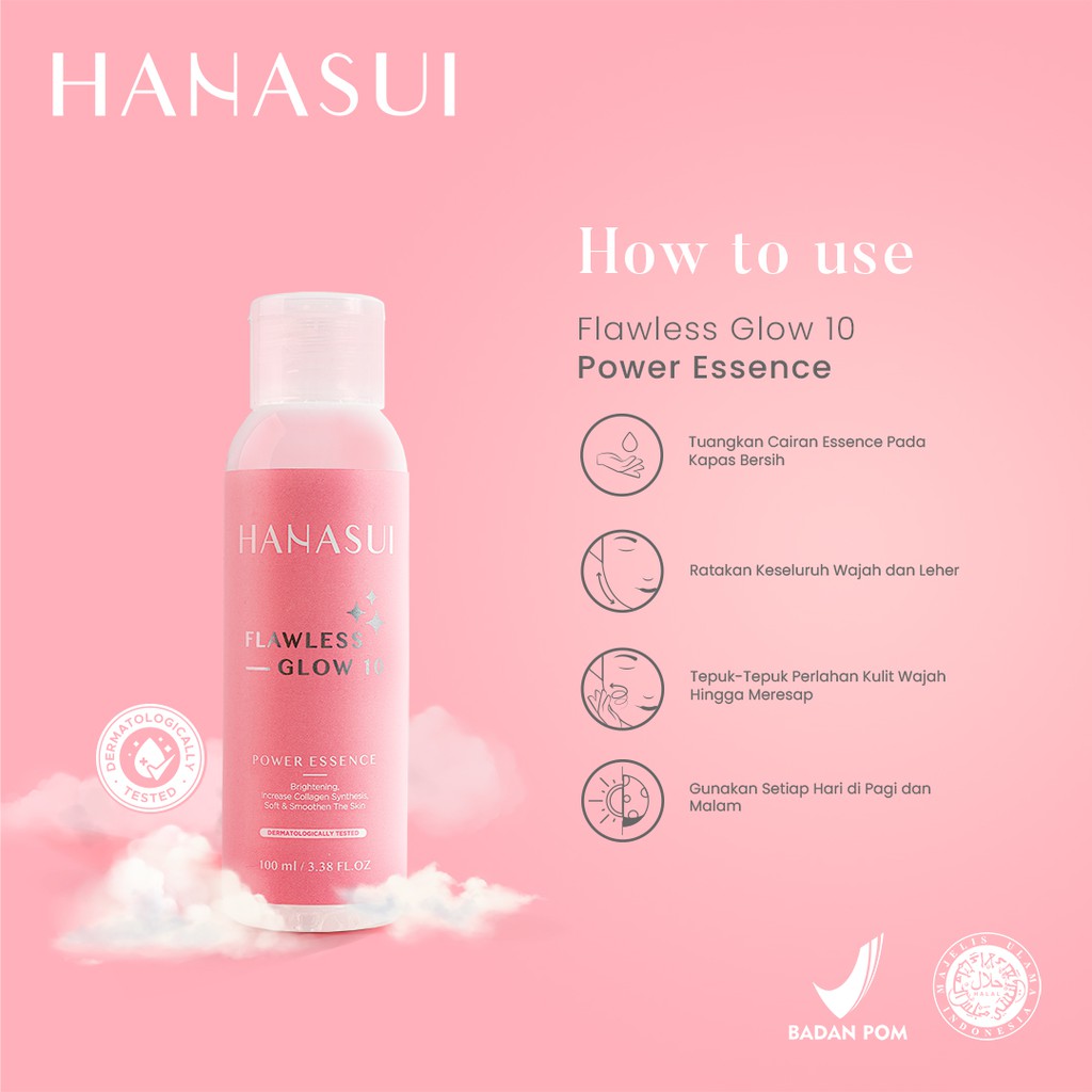 HANASUI Flawless Glow 10 Power Essence 100ml