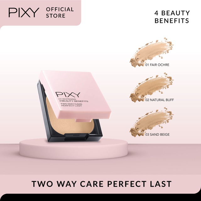 Pixy UV Whitening 4 Beauty Benefits TWC Perfect Last Full Size - 03 Sand Beige