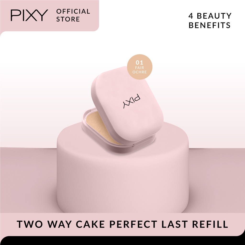 Pixy UV Whitening 4 Beauty Benefits TWC Perfect Last REFILL - 01 Fair Ochre