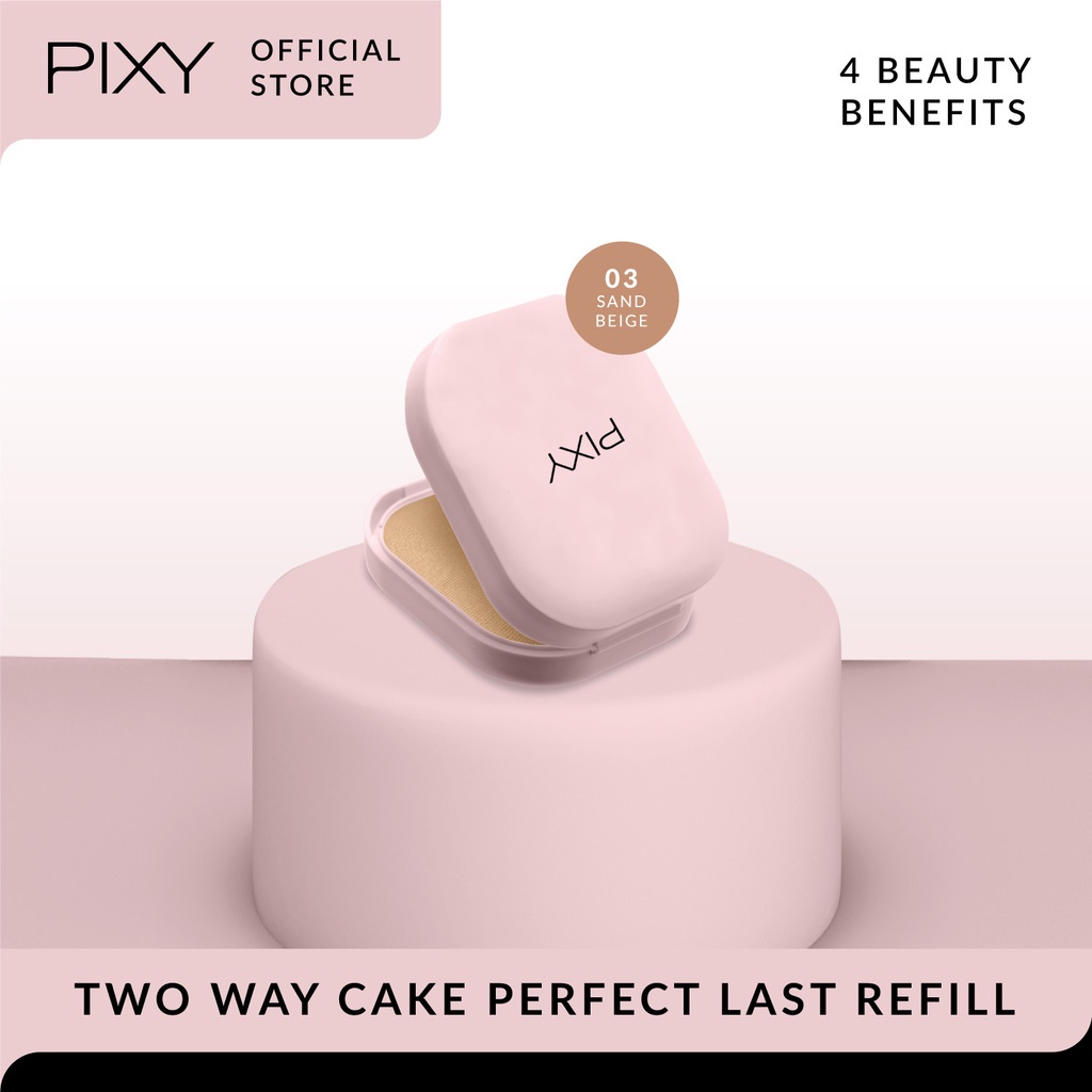 Pixy UV Whitening 4 Beauty Benefits TWC Perfect Last REFILL - 03 Sand Beige