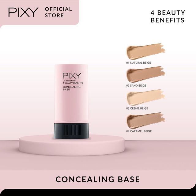 Pixy UV Whitening 4 Beauty Benefits Concealing Base SPF35 PA+++ 02 Sand Beige