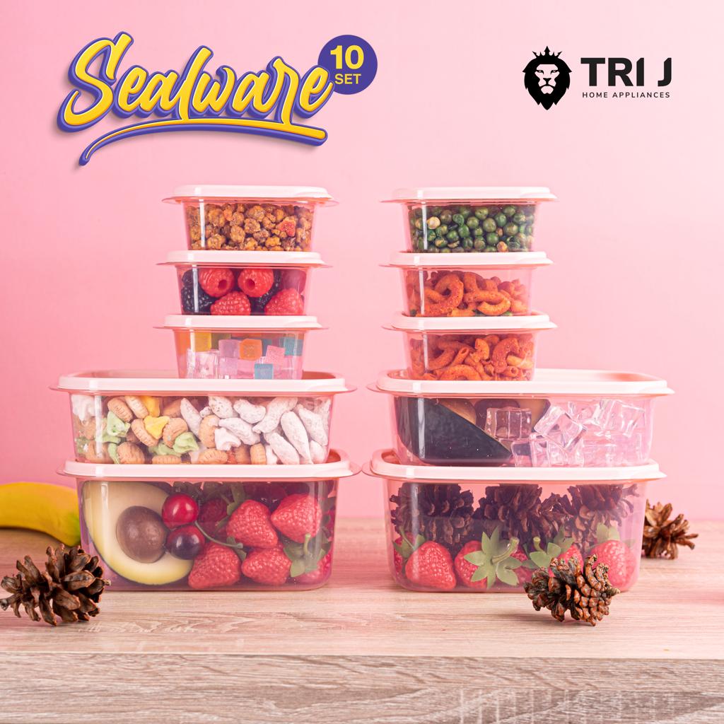 TRI J - Sealware Kotak Makan Set Isi 10 (Food Container Box)