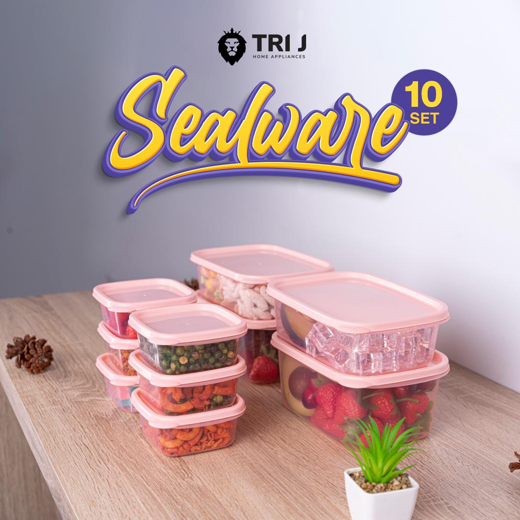 TRI J - Sealware Kotak Makan Set Isi 10 (Food Container Box)