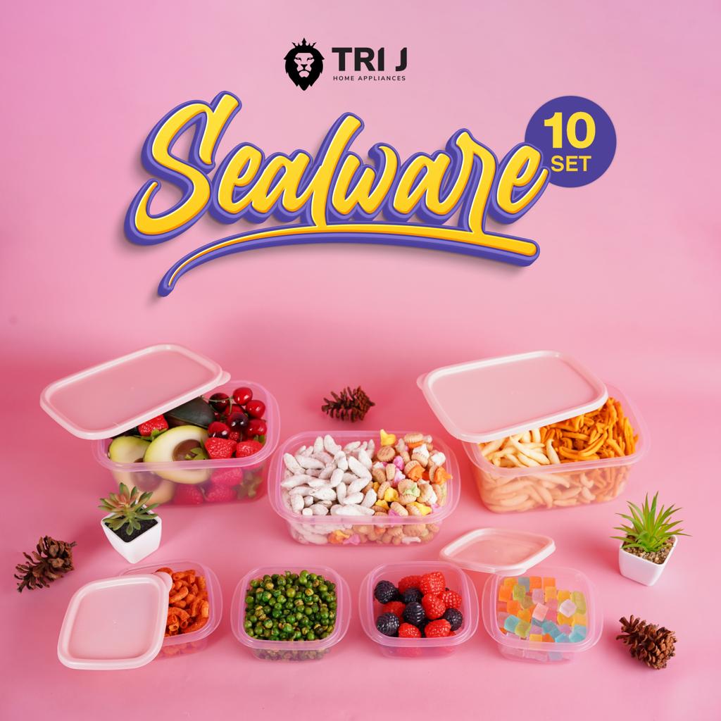 TRI J - Sealware Kotak Makan Set Isi 10 (Food Container Box)