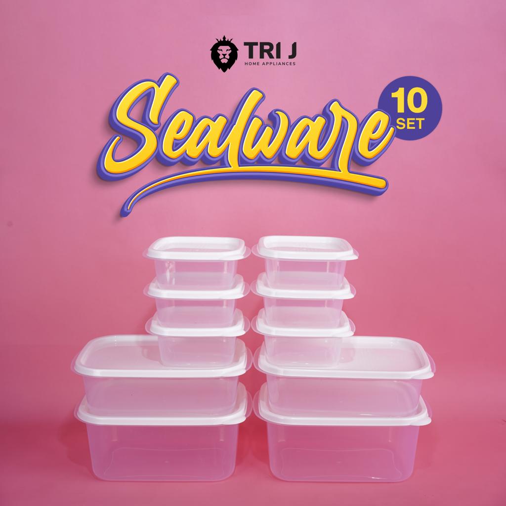TRI J - Sealware Kotak Makan Set Isi 10 (Food Container Box)