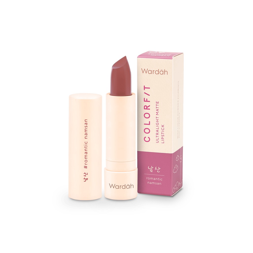 Wardah Colorfit Ultralight Matte Lipstick 09 Romantic Namsan
