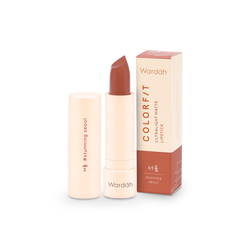 Wardah Colorfit Ultralight Matte Lipstick 10 Stunning Seoul