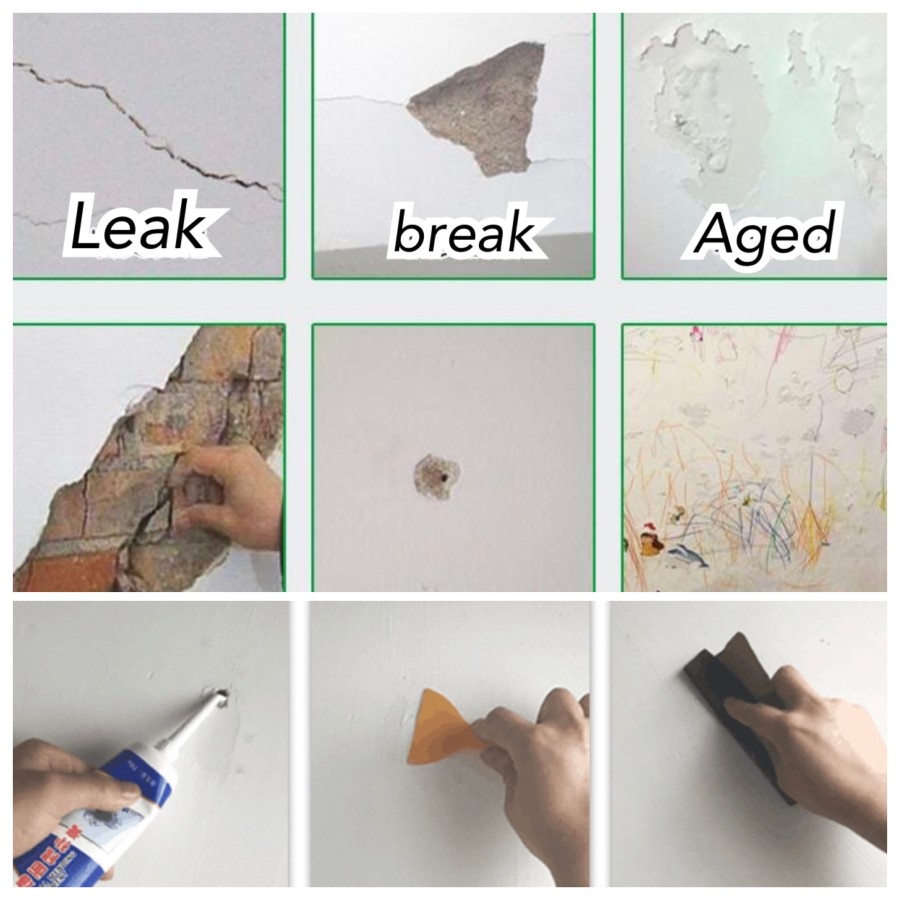 Pasta Dempul Tembok Ajaib (Krim Plamir) - Magic Wall Repair