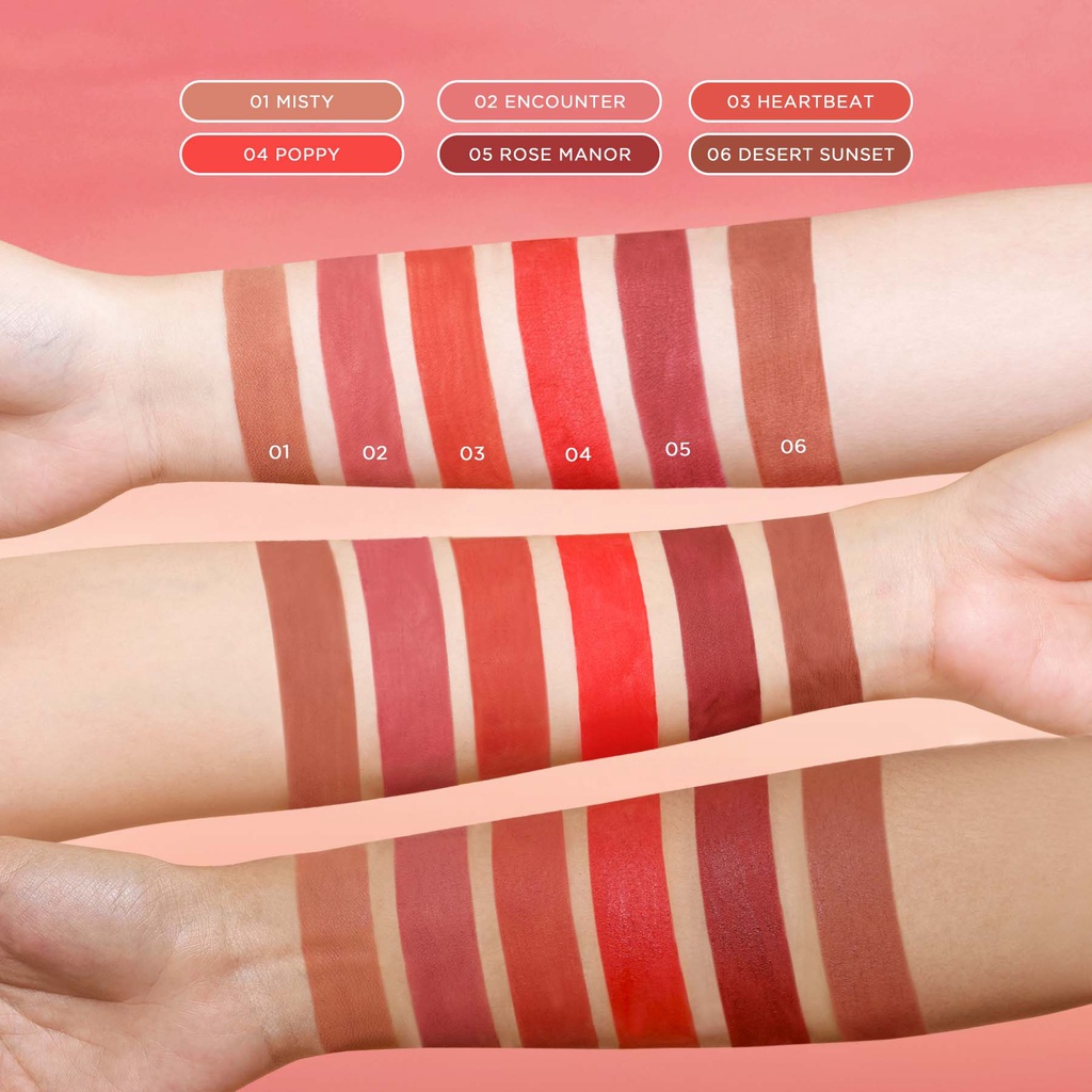 Dazzle Me Misty Matte Lip Cream 2.2gr - 04 Poppy
