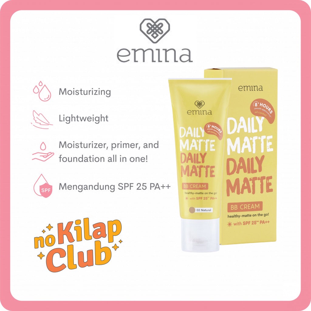 Emina Daily Matte BB Cream 16gr - 02 Natural