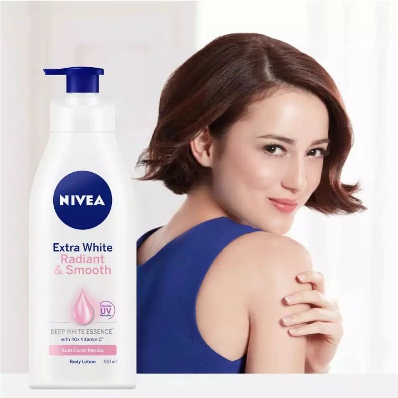 Nivea Body Lotion Extra White (Pump) 400ml - Radiant Smooth