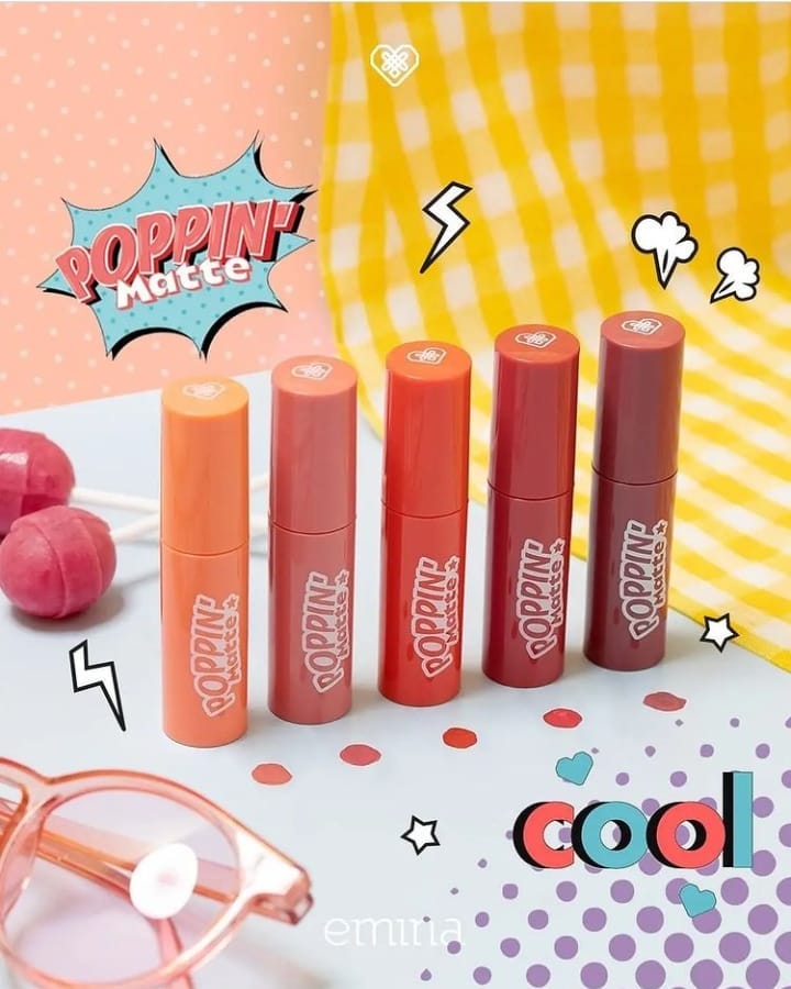 Emina Poppin Matte - 01 Lowkey (Lip Matte)