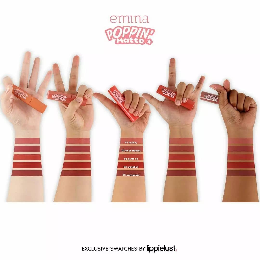 Emina Poppin Matte - 05 Easy Peasy (Lip Matte)