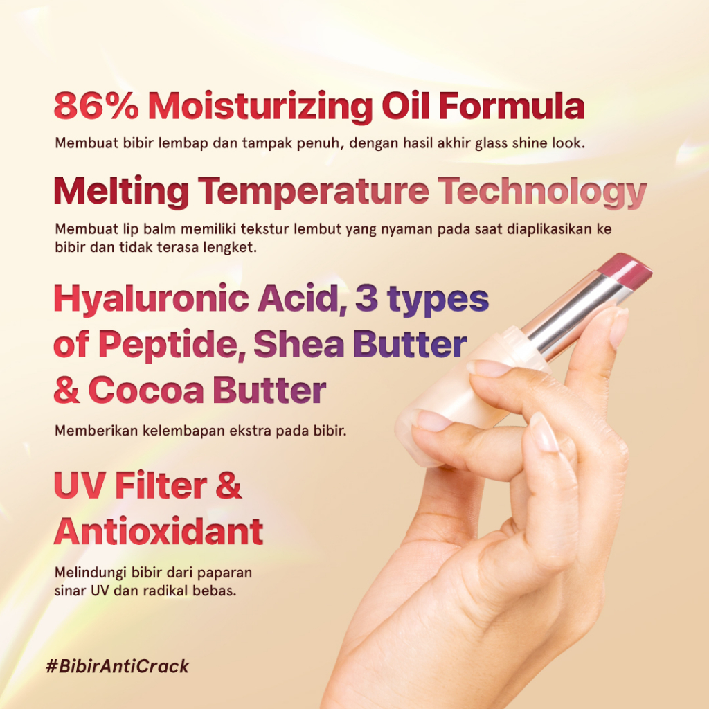 Dear Me Beauty Hypergloss Lip Balm 3,5gr - Dear Lia