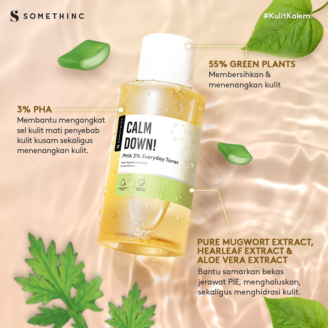 Somethinc Calm Down! PHA 3% Everyday Toner 100ml