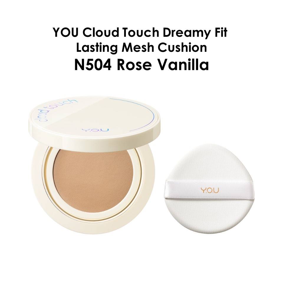 YOU Cloud Touch Dreamy-Fit Lasting Mesh Cushion SPF 30 PA+++ - N504 Rose Vanilla