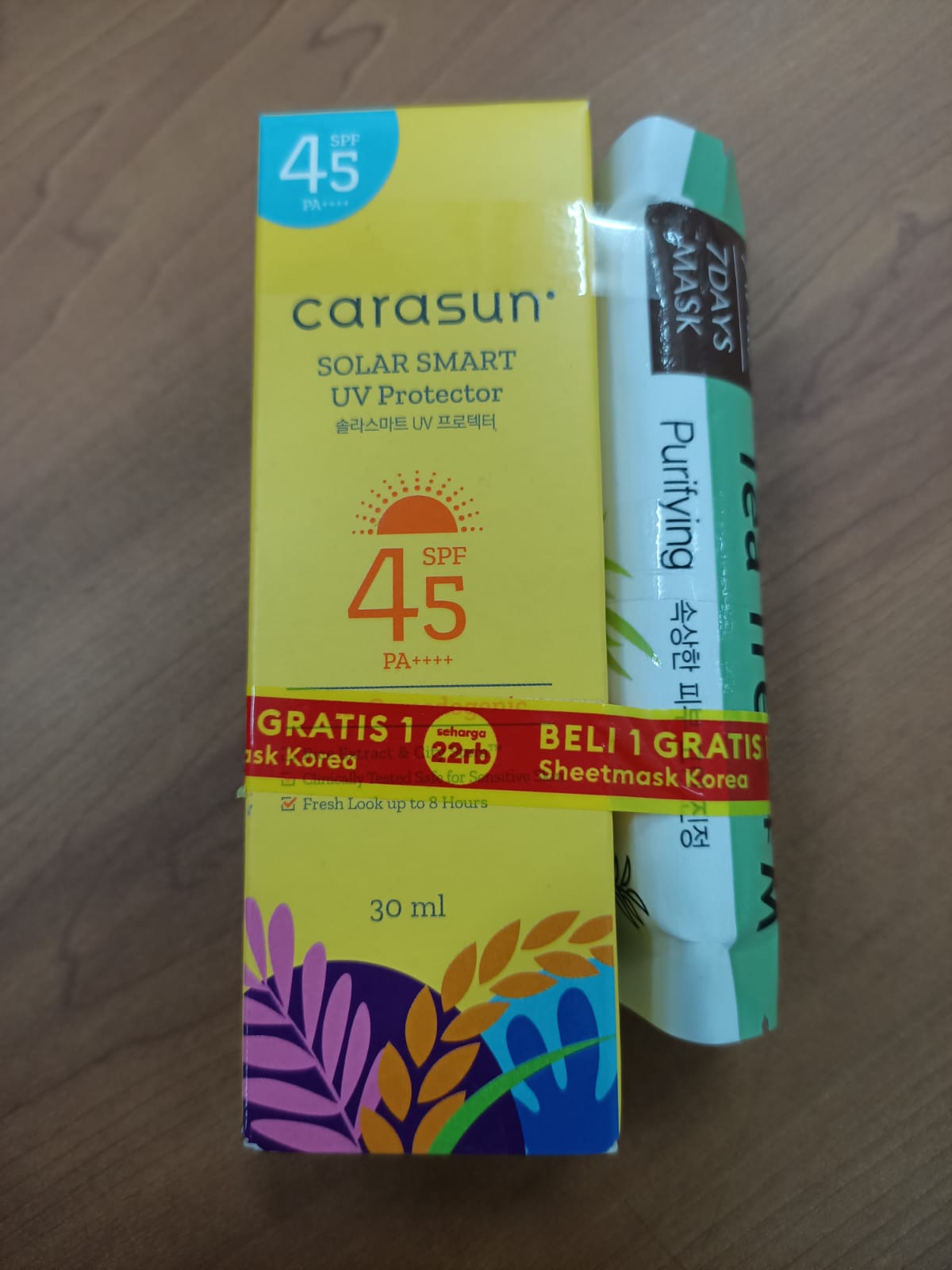 Carasun Solar Smart UV Protector SPF45 PA++++ 30ml