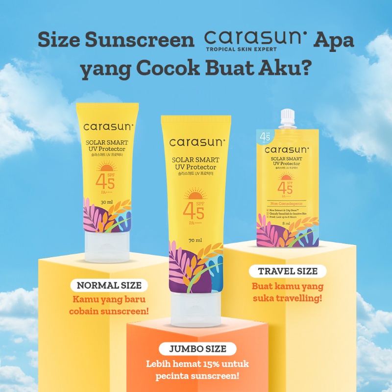 Carasun Solar Smart UV Protector SPF45 PA++++ 70ml