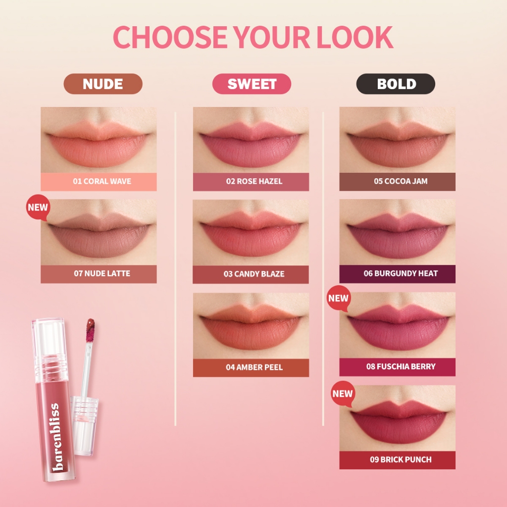 BNB Barenbliss Apple Makes Adorable Mousse Tint - 09 Brick Punch