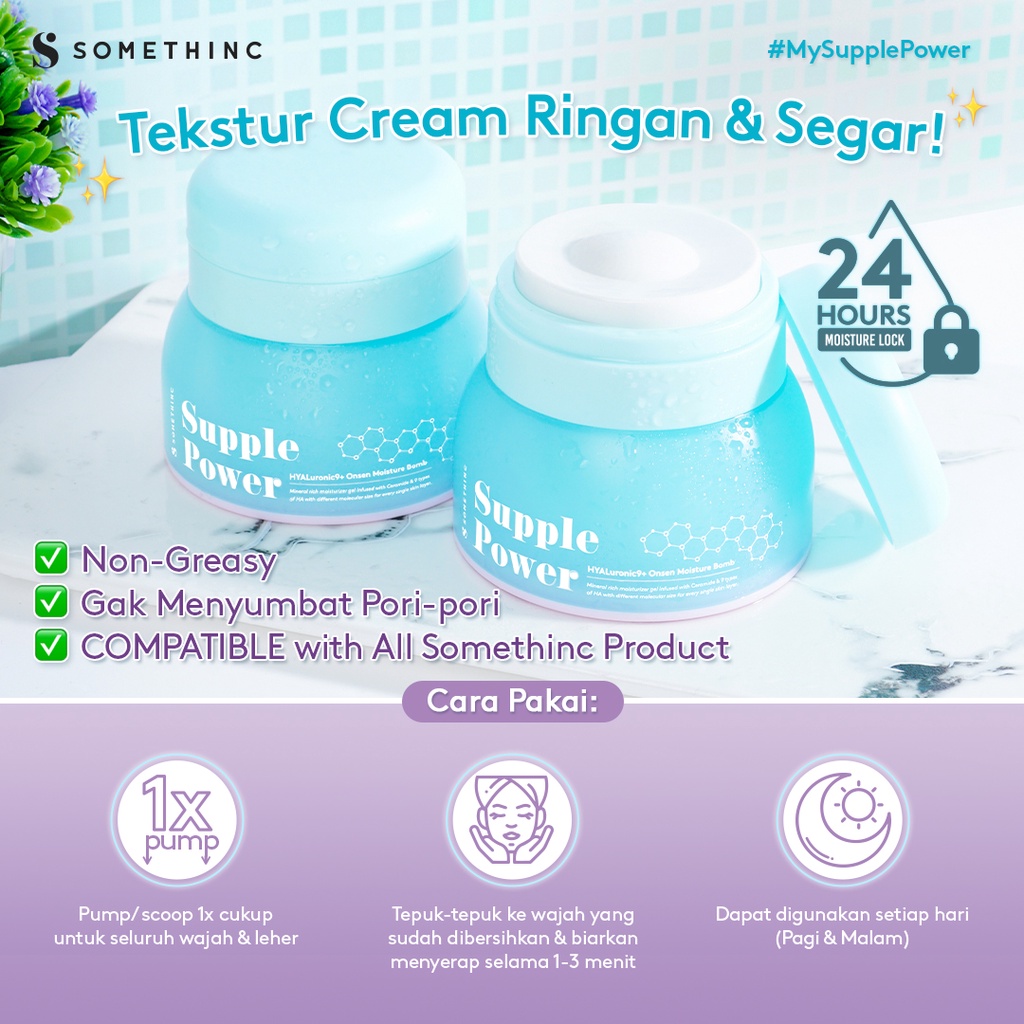 Somethinc Supple Power Hyaluronic9+ Onsen Moisture Bomb 50ml *