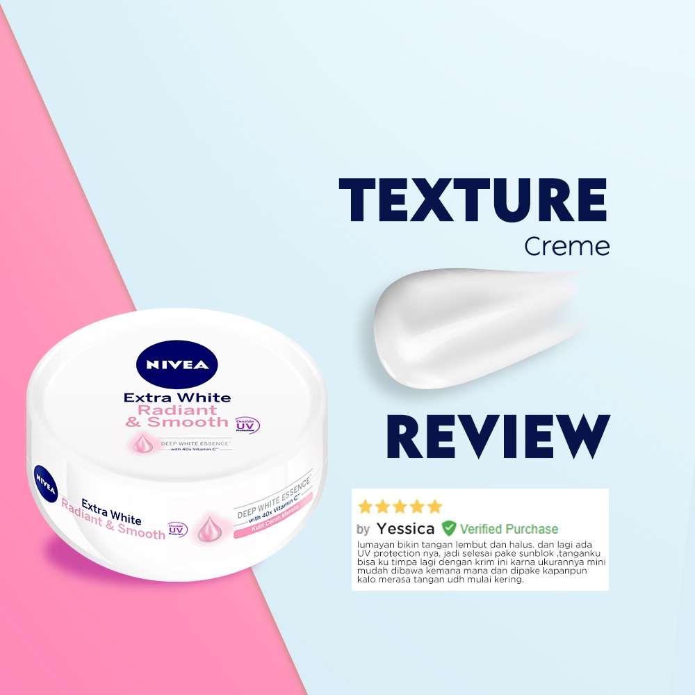 Nivea Cream Extra White Radiant & Smooth Jar 100ml