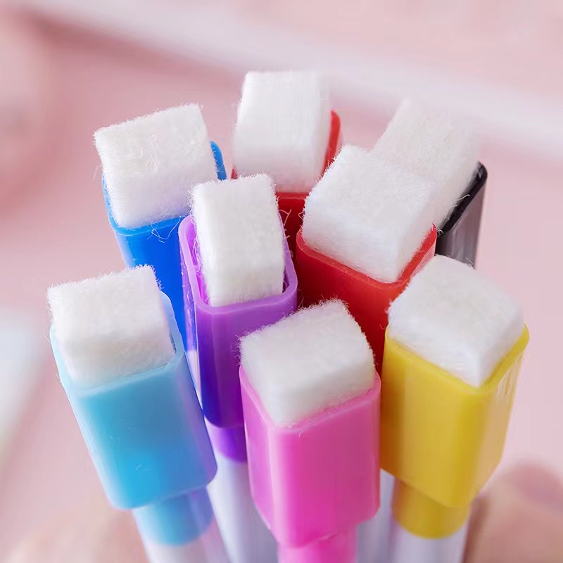 Spidol Wipe & Clean set 3pcs - Spidol Pena Warna Warni dengan Penghapus 