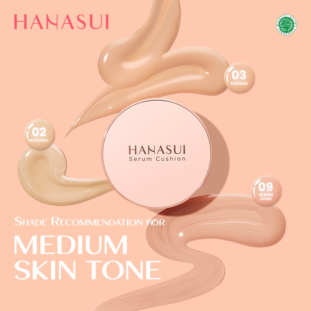 Hanasui Serum Cushion 15gr - 02 Natural