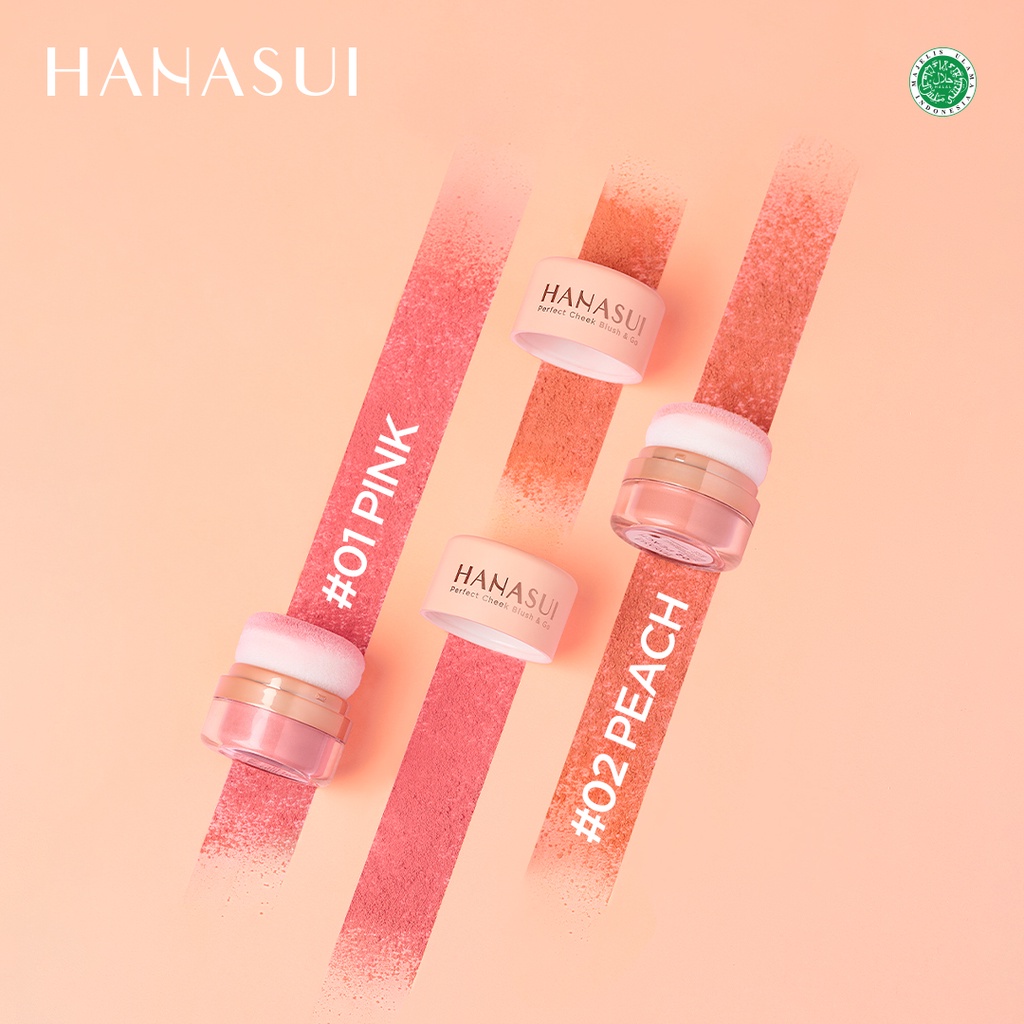 Hanasui Perfect Cheek Blush & Go 2,5gr - 01 Pink