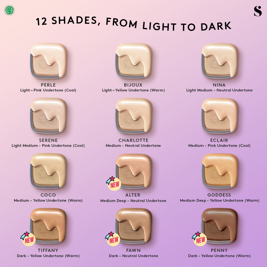 Somethinc Copy Paste Cushion SPF33 PA+++ - Bijoux (Light-Yellow) - Cushion Glow Finish