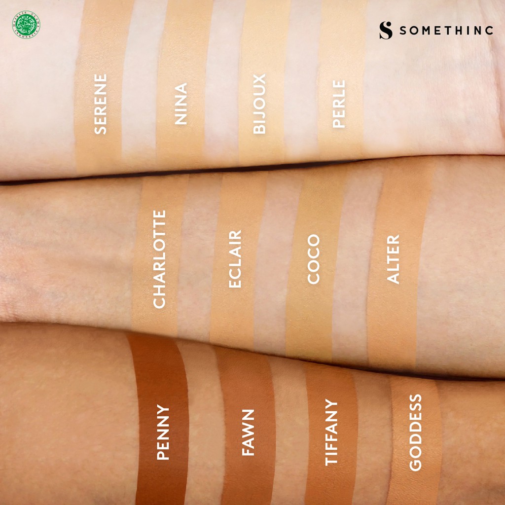 Somethinc Copy Paste Cushion SPF33 PA+++ - Bijoux (Light-Yellow) - Cushion Glow Finish