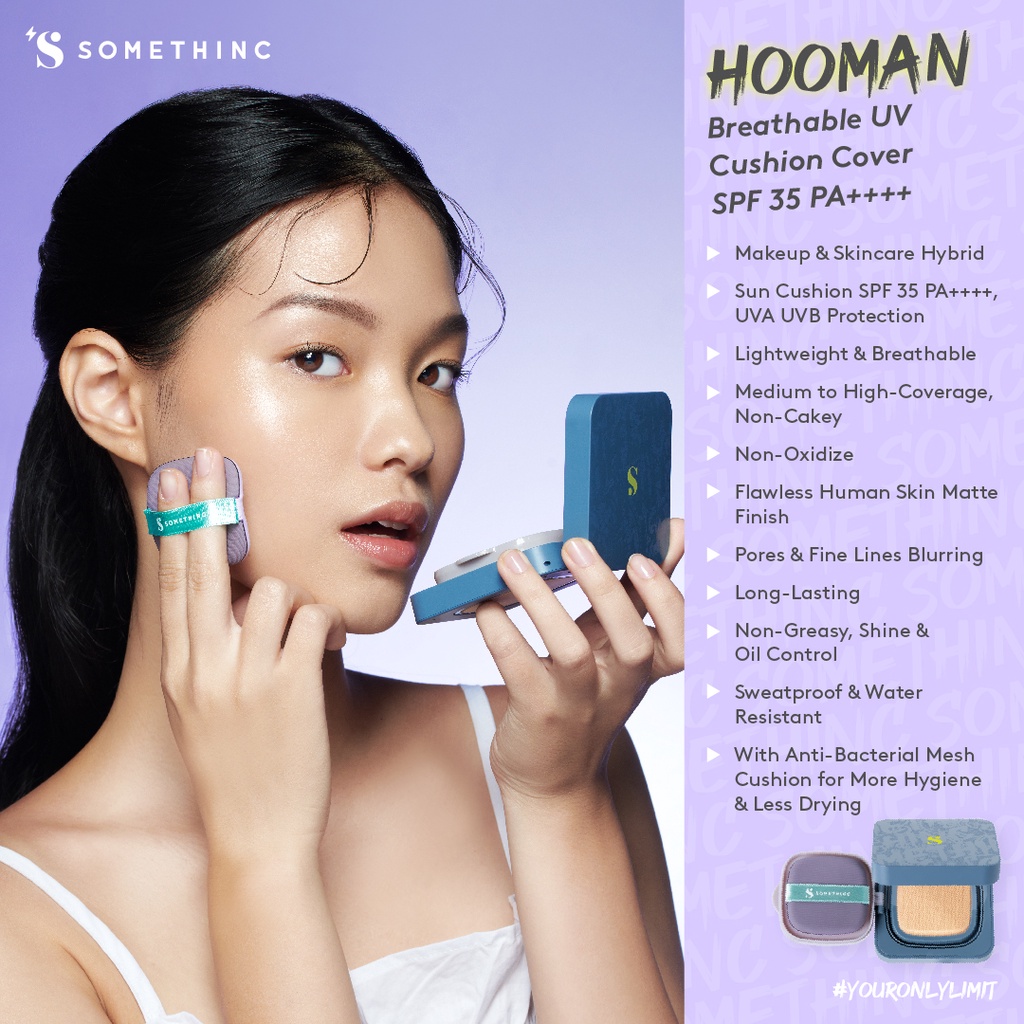 Somethinc Hooman Breathable UV Cushion SPF35 PA++++ - Alter (Cushion Matte)