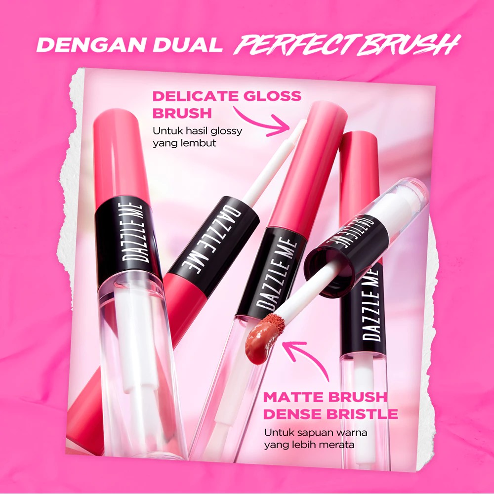 Dazzle Me Matte & Gloss Lip Cream Duo - N03 Nude Hude