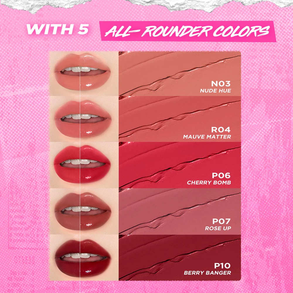 Dazzle Me Matte & Gloss Lip Cream Duo - P06 Cherry Bomb