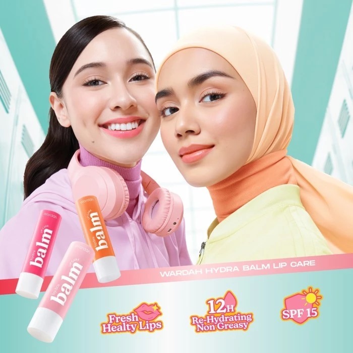 Wardah Hydrabalm Lip Care SPF15 4gr - Peach Blossom