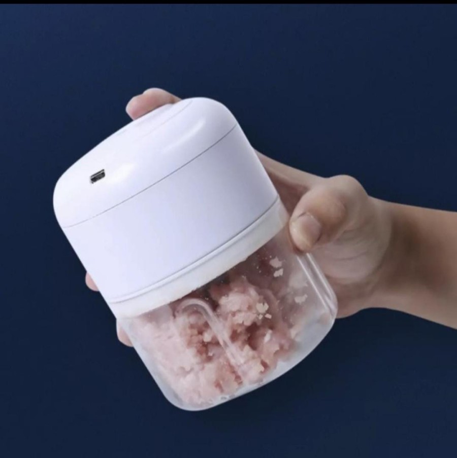 USB Mini Food Processor Electric Rechargeable (Blender Mini Chopper Electric)