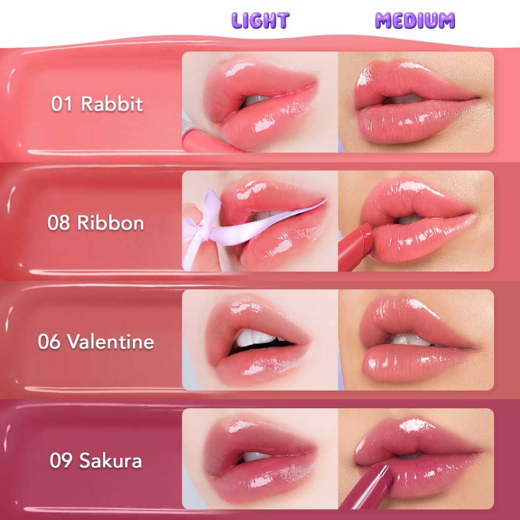 Somethinc Ceraplump Tinted Lip Balm SPF25 PA++++ 2gr  - 08 Ribbon