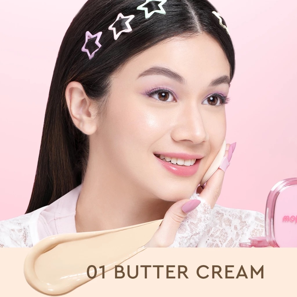 Glad 2 Glow Perfect Cover Cushion 11gr - 01 Butter Cream Glad 2 Glow Perfect Cover Cushion 11gr - 01 Butter Cream
