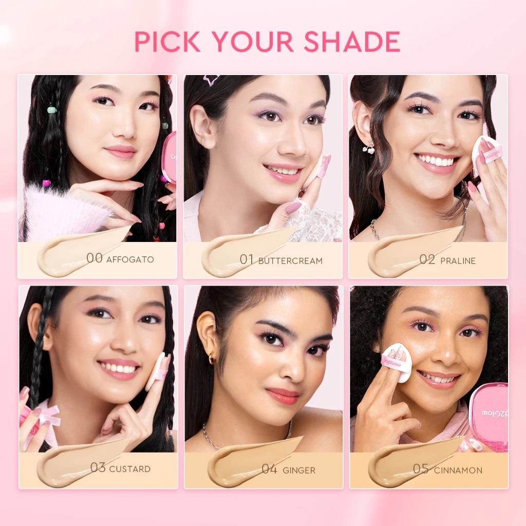 Glad 2 Glow Perfect Cover Cushion 11gr - 01 Butter Cream