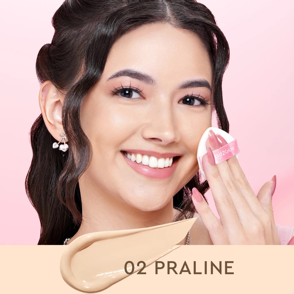Glad 2 Glow Perfect Cover Cushion 11gr - 02 Praline Glad 2 Glow Perfect Cover Cushion 11gr - 02 Praline