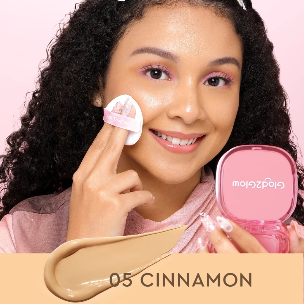 Glad 2 Glow Perfect Cover Cushion 11gr - 05 Cinnamon Glad 2 Glow Perfect Cover Cushion 11gr - 05 Cinnamon