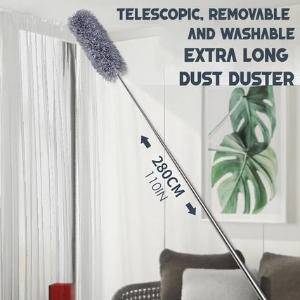 Kemoceng Bulu Microfiber + Gagang Panjang 2 Meter (Sulak Debu) Kemoceng Bulu Microfiber + Gagang Panjang 2 Meter (Sulak Debu)