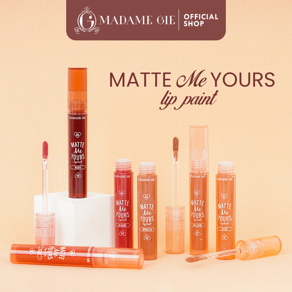 Madame Gie Matte Me Yours Lip Paint 4gr - 01 Cleo