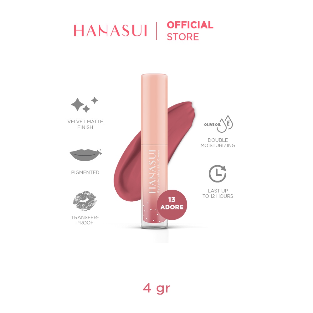HANASUI Mattedorable Lip Cream 13 ADORE