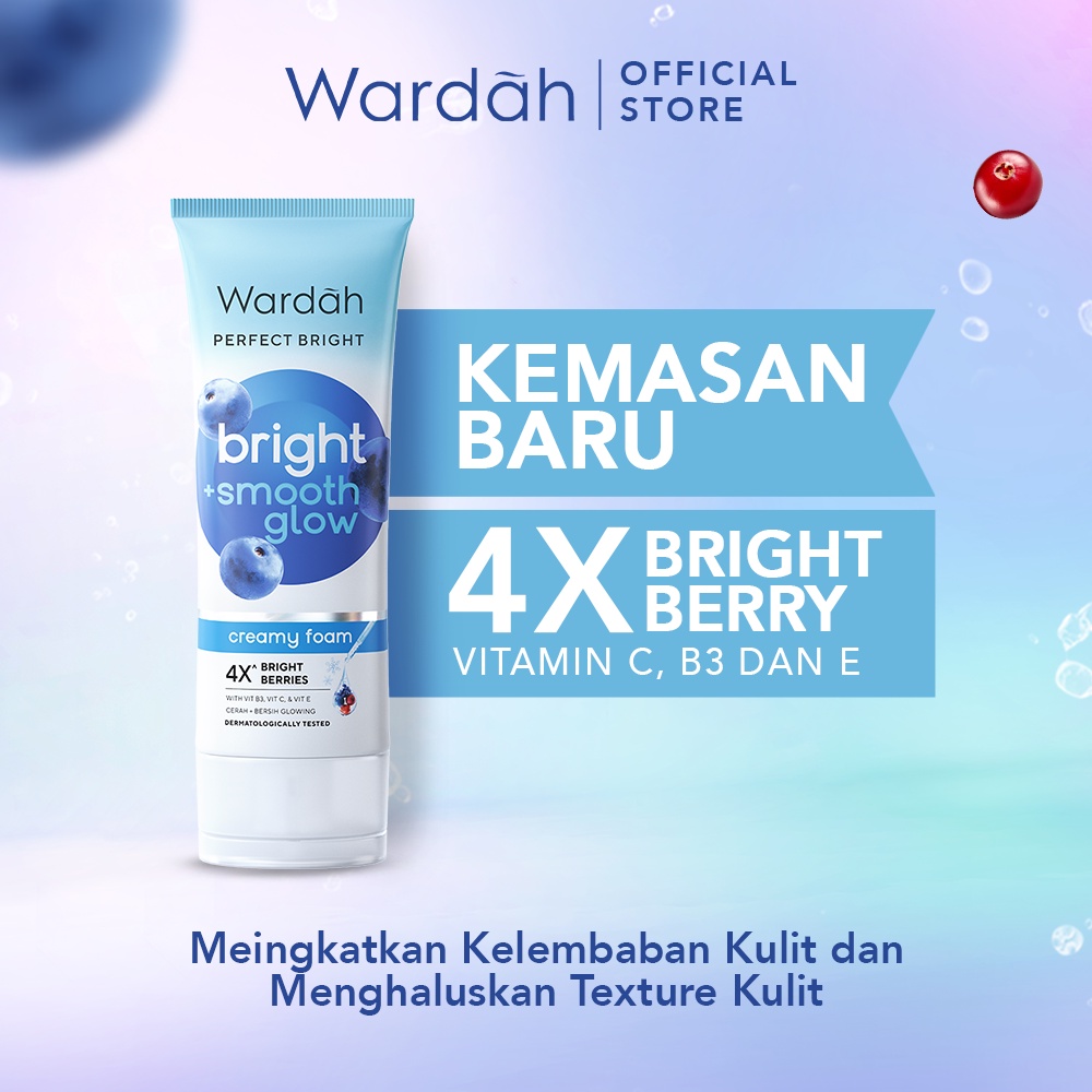Wardah Perfect Bright Creamy Foam Brightening+ Smooth Glow 50ml