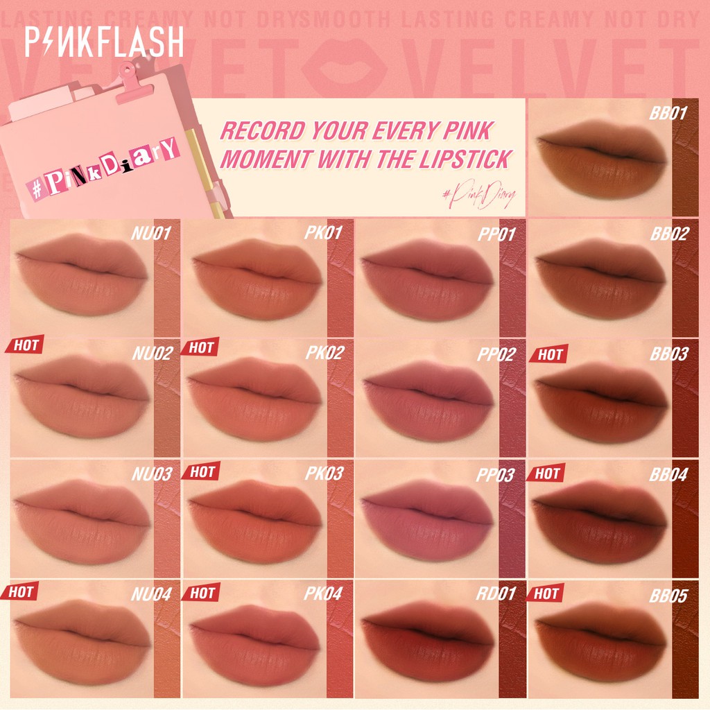 Pinkflash Lasting Matte Lip Cream - N03