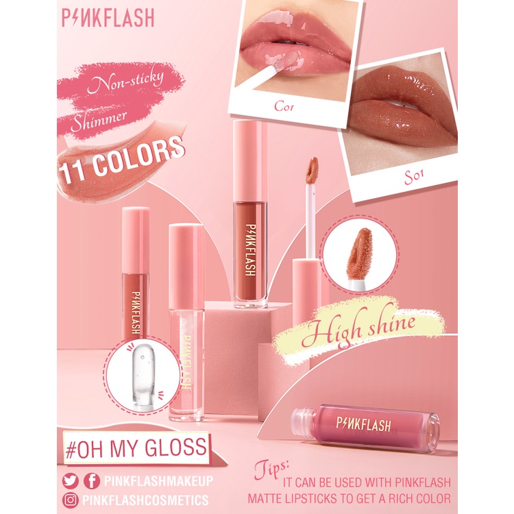 Pinkflash Lasting Glossy Lipgloss - G02