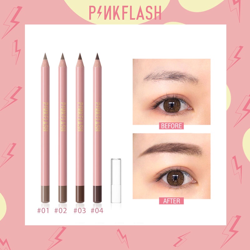 Pinkflash Waterproof Easy Eyebrow Pencil - 03 Chocolate Brown